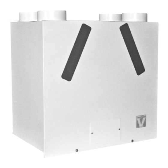 Vectaire WHHR Midi Installation, Operating And Maintenance Instructions For The Installer And The User