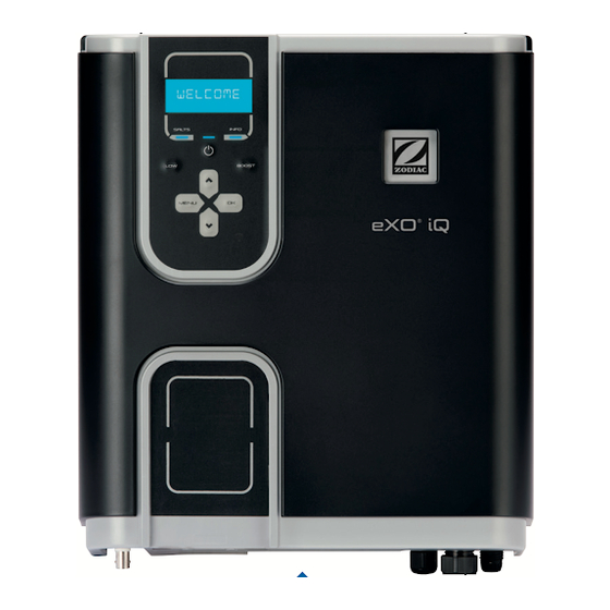 Zodiac eXO iQ Series Instructions For Installation And Use Manual