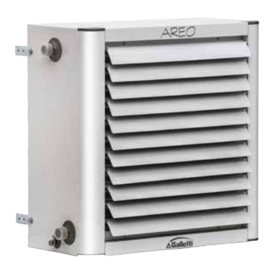 Galletti AREO i Installation, Use & Maintenance Manual
