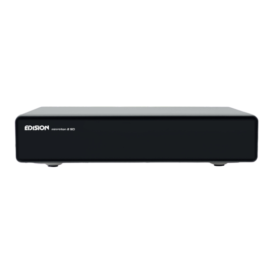 Edison mini-triton 2 SD User Manual