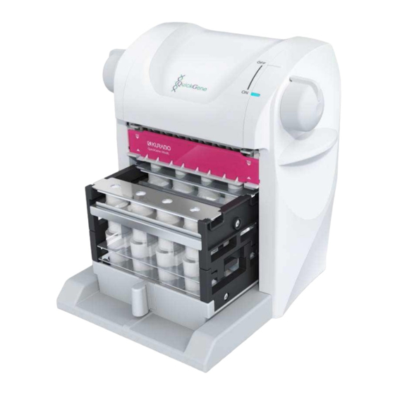 Kurabo ADS Biotec QuickGene-Mini8L Operation Manual