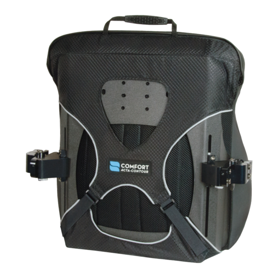 Comfort Company ACTA-CONTOUR Quick Start Manual