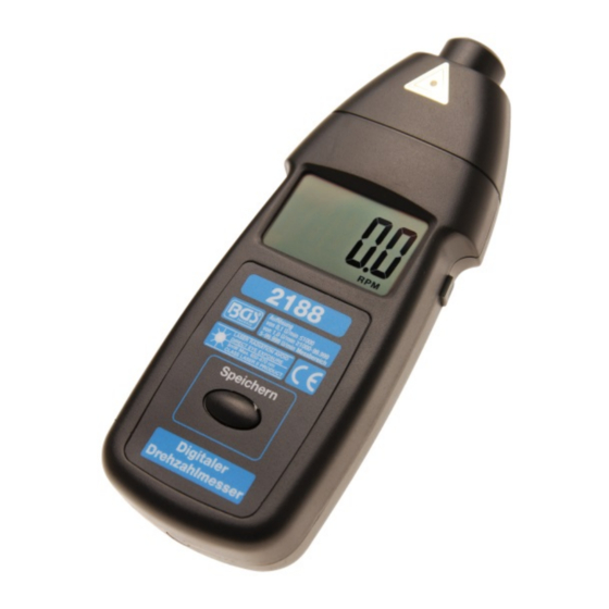 BGS technic 2188 Quick Start Manual