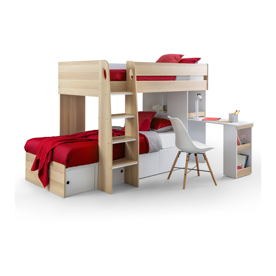 Julian Bowen Eclipse Bunk Bed ECL101 Assembly Instructions Manual