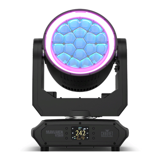 Chauvet Professional Maverick Storm 2 Profile Quick Reference Manual