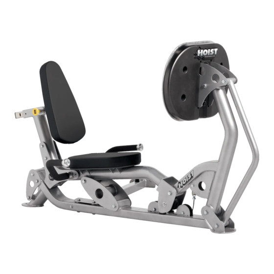 Hoist Fitness VR-LP Owner's Manual