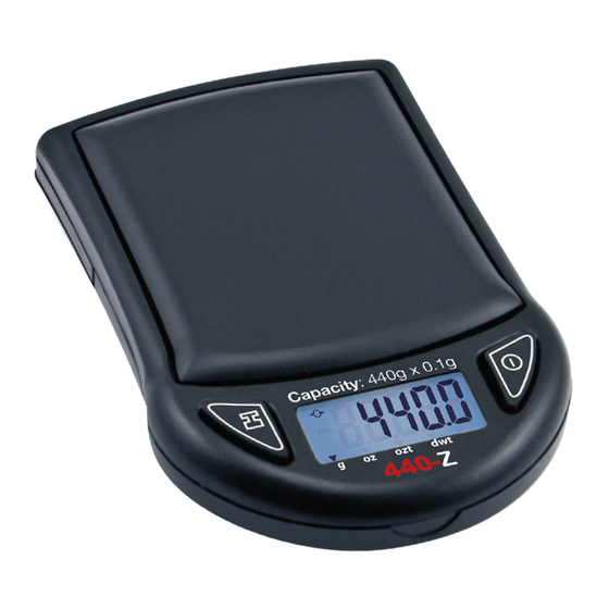 MyWeigh 440-Z User Manual