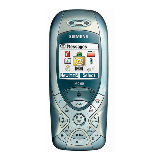 Siemens MC60 User Manual