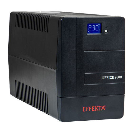 Effekta ACX11OFS40000000 Operating Manual