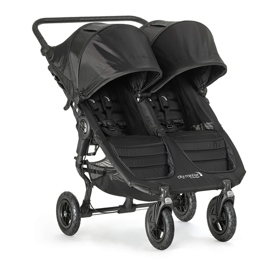 newell baby jogger city mini GT2 double Manuals