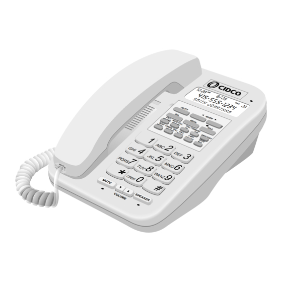 Cidco Communications CT250 Manual