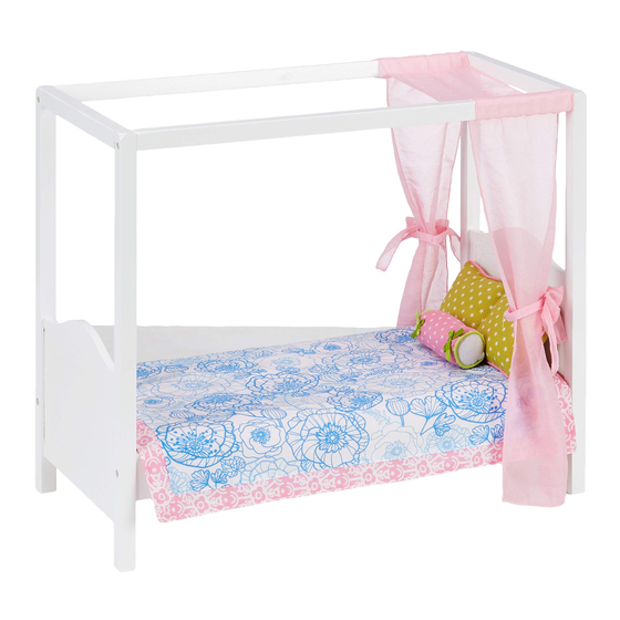 Our Generation My Sweet Canopy Bed BD37877Z Instructions