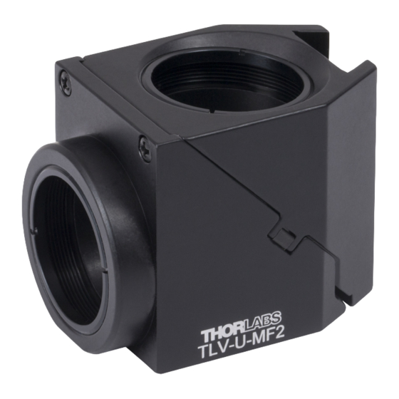 THORLABS TLV-U-MF2 User Manual