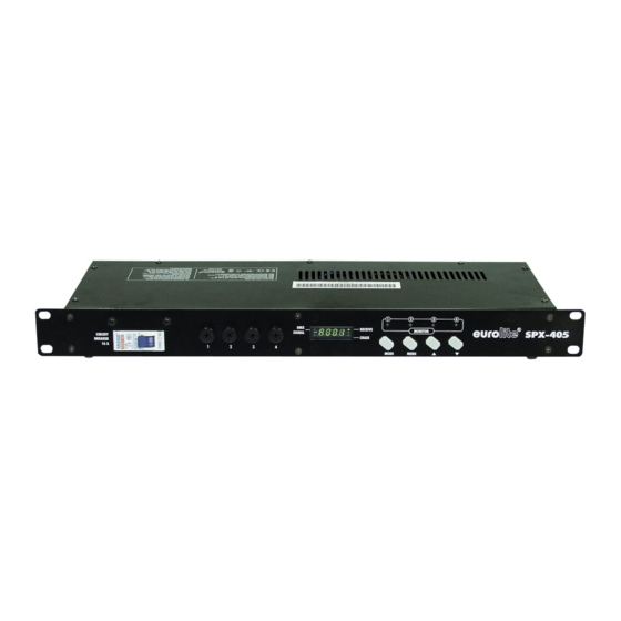 EuroLite SPX-405 DMX User Manual