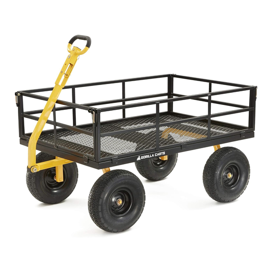 Gorilla Carts GOR1400C Quick Start Manual