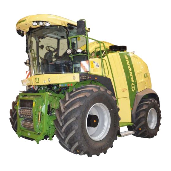 Krone BiG X 600-3 Manuals