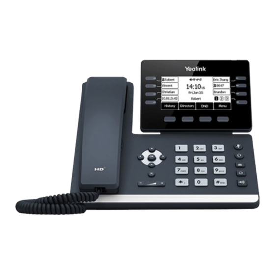 Yealink T53 Quick Reference Manual