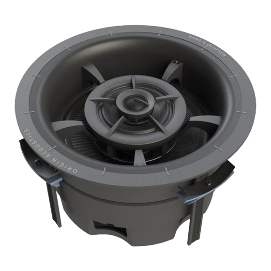Origin Acoustics BANG & OLUFSEN Celestial BOC80 Series Installation Manual