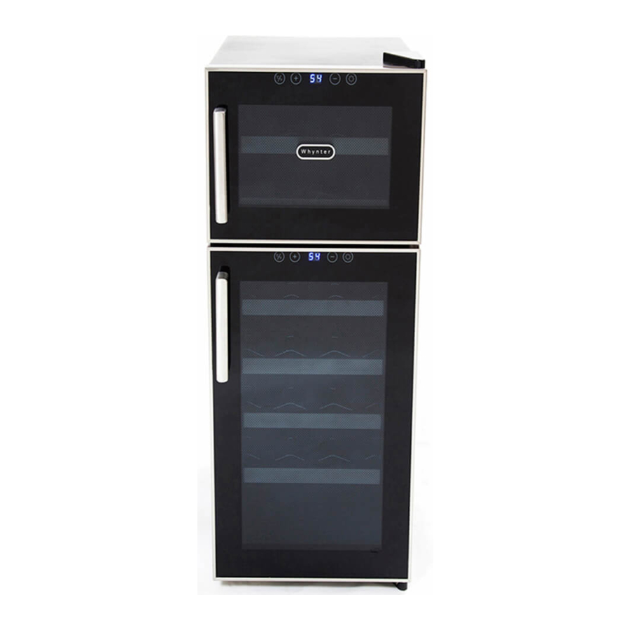 Whynter WC-212BD - Wine Cooler Manual