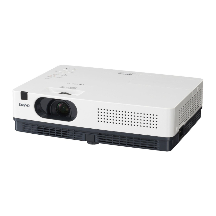 Sanyo PLC-XD2200 - XGA Able Multimedia Projector Easy Setup