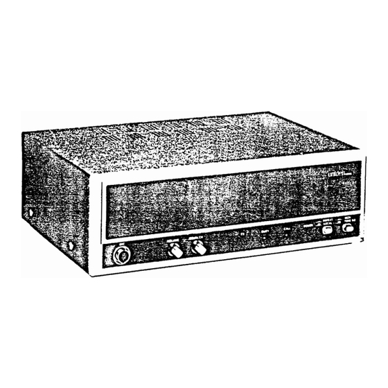 Uniden Force Preliminary Service Manual