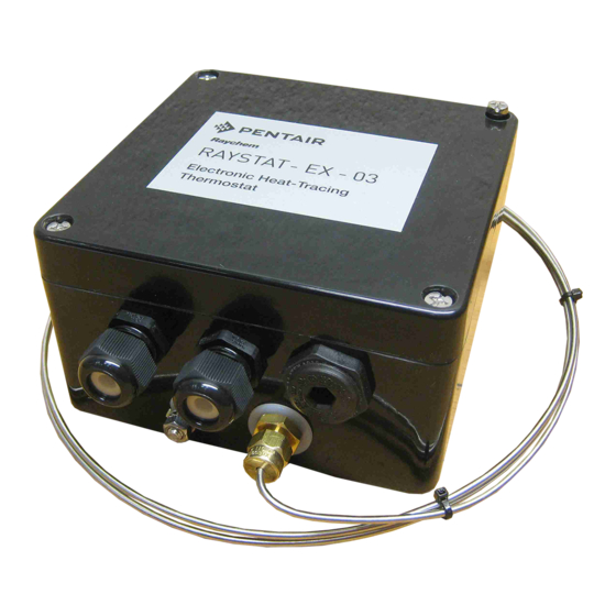 Pentair RAYSTAT-EX-03 Installation Manual