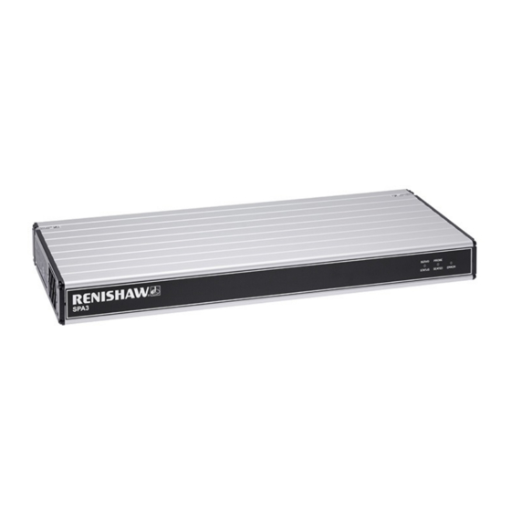 Renishaw SPA3 Installation Manual