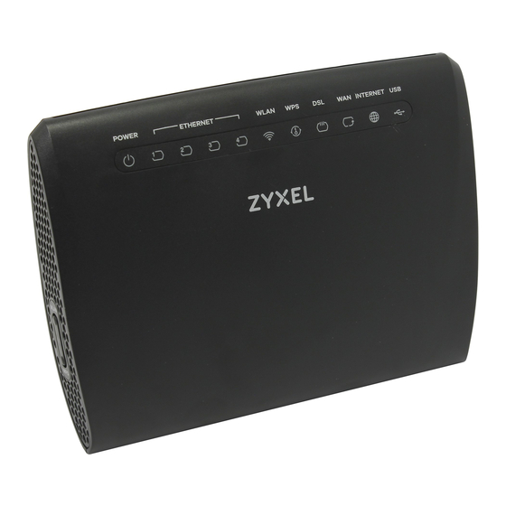 ZyXEL Communications VMG3312-T20A Quick Start Manual