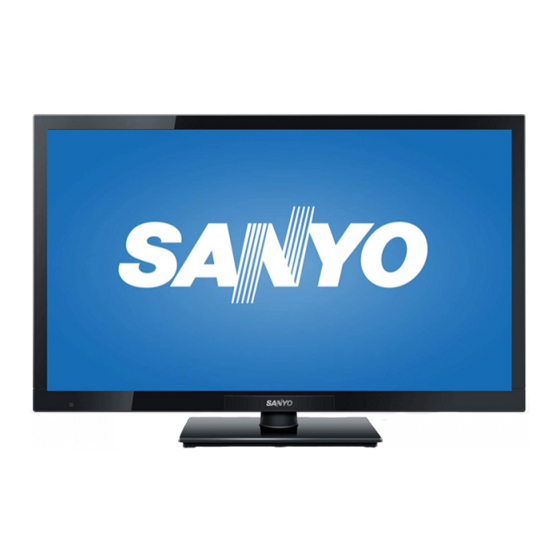 User Manuals: Sanyo FW24E05T 24-inch LED HDTV