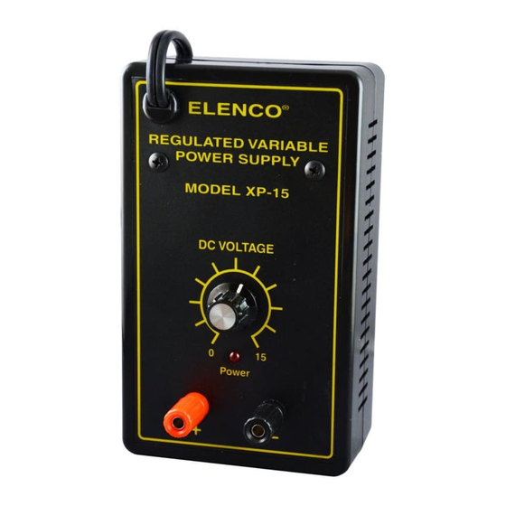 Elenco Electronics XP-15K Assembly And Instruction Manual