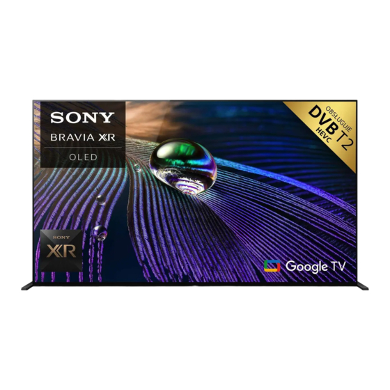 Sony BRAVIA XR-65A90J Setup Manual