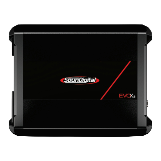 Soundigital EVOX2 1600.1 Owner's Manual