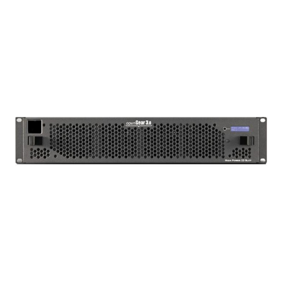 Sencore openGear AG 4400 User Manual