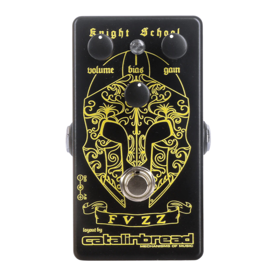 Catalinbread Knight School FUZZ kit Diy Manual