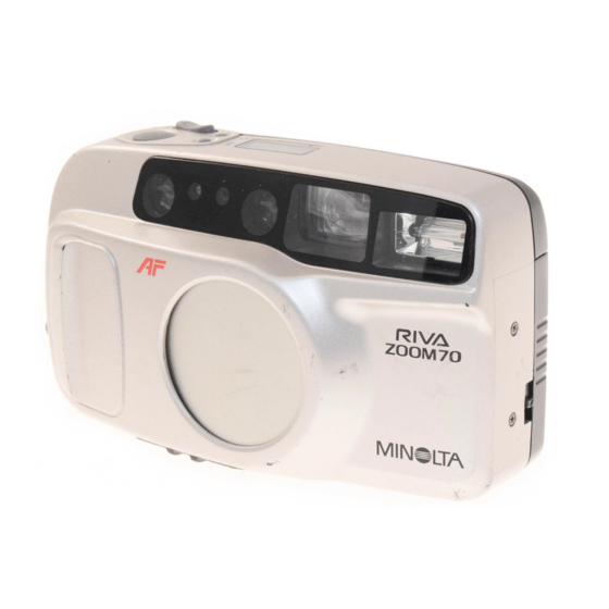 Minolta ZOOM 70 Instruction Manual