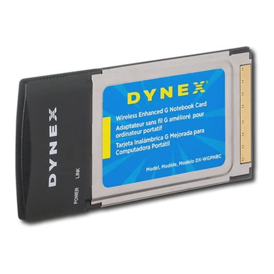 Dynex DX-WGPDTC Manuals