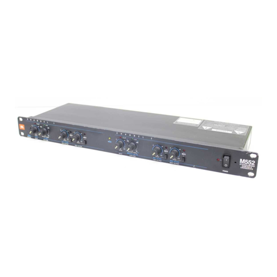 JBL M552 Technical Manual