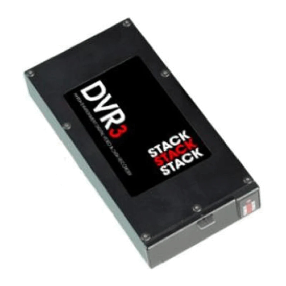 Stack DVR3 Manuals
