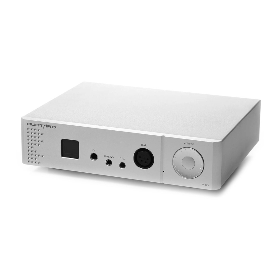 GUSTARD H16 User Manual