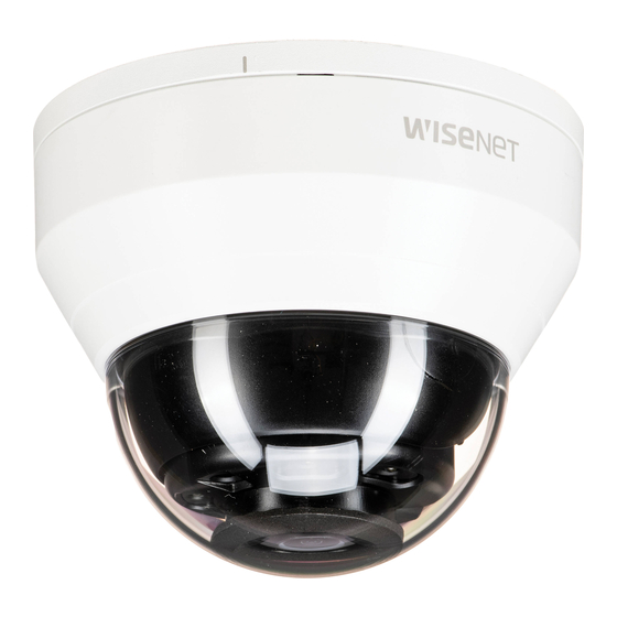Wisenet QND-8010R Quick Manual
