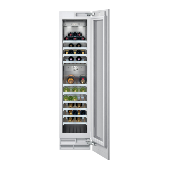 Gaggenau RW414761 Operating Instructions Manual