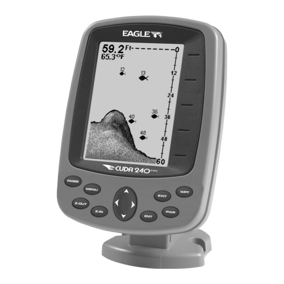 Eagle Cuda 240 S/GPS Installation And Operation Instructions Manual
