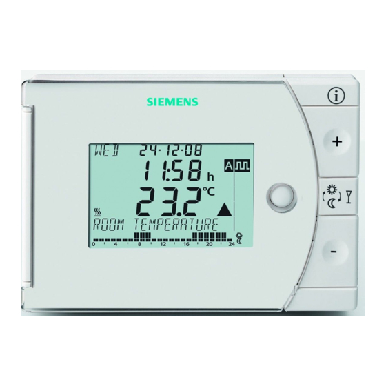 Siemens REV17 Series Operating Instructions