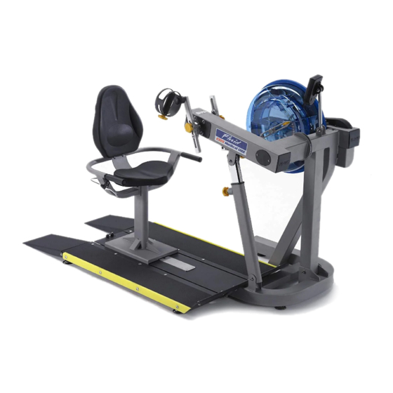 First Degree Fitness Fluid E820 Owner's Manual
