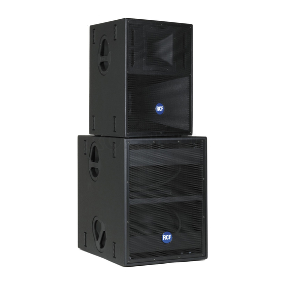 RCF 4PRO 7001A Manual