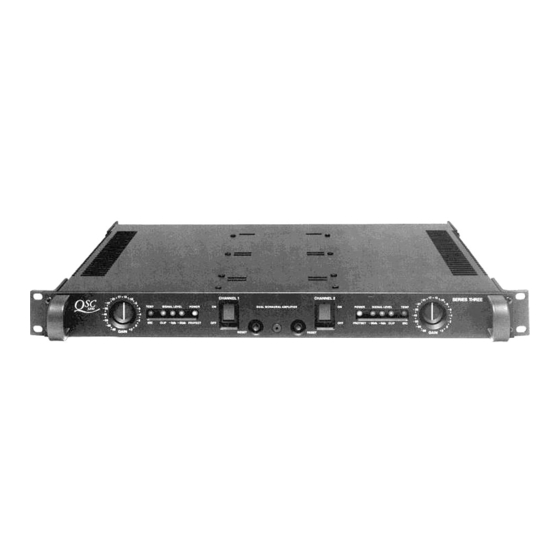 QSC 3200 Specification Sheet