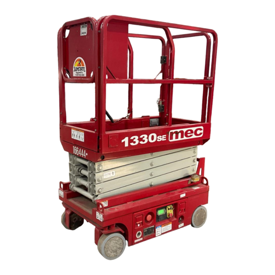 Mec 1330SE Service & Parts Manual