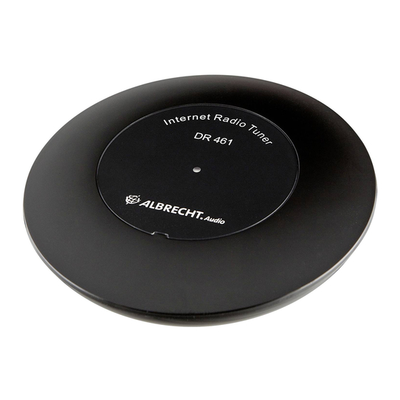Albrecht Audio DR 461 Manual