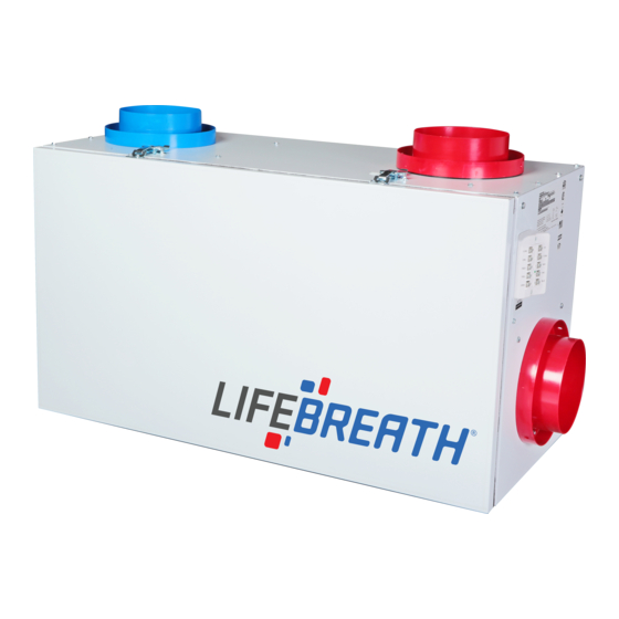 Lifebreath HRV Series Homeowner's Manual