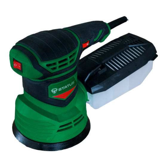 User Manuals: Status OS200/125 Orbital Sander